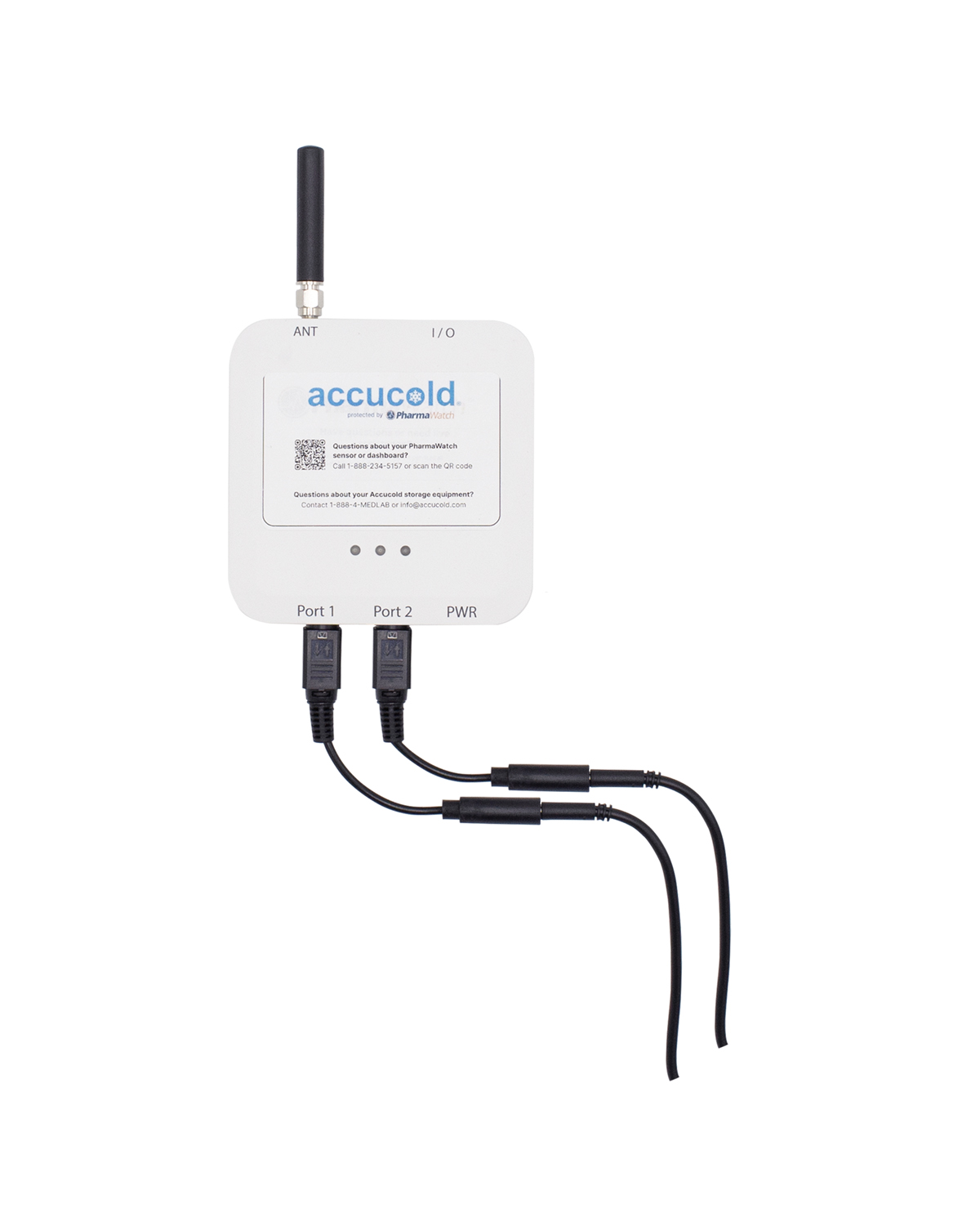 NIST calibrated wireless temperature and humidity monitoring device for cloud-based data management, compatible with controlled room temperature cabinets